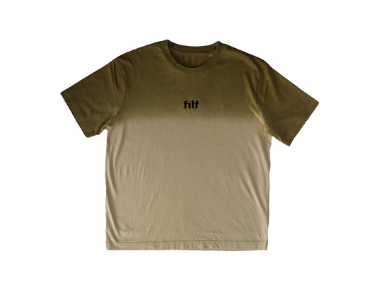 Filf Dip Dye Olive T shirt