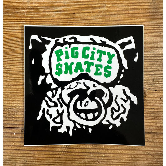 Pig City Skates Melted Pig Sticker